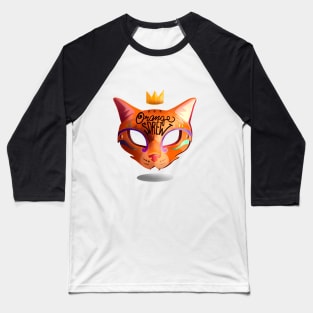 Orange Sdrew - logo brand, tribe mask Baseball T-Shirt